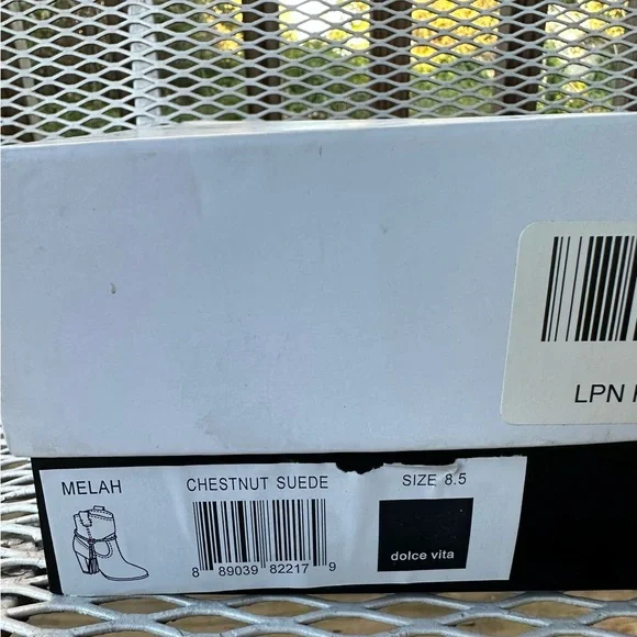 Dolce Vita Melah Chestnut Suede Boots - Picture 7 of 7